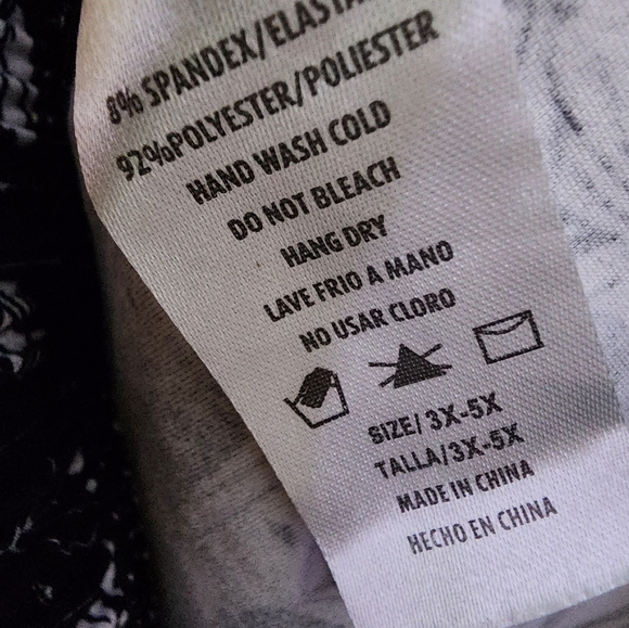 💞4/$20💞 Leggings Depot Flapper Print 3X-5X - Picture 4 of 5